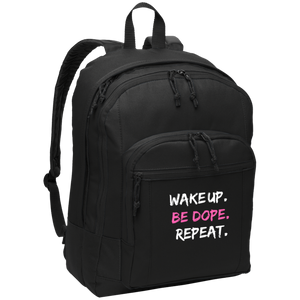 WAKE UP. BE DOPE. REPEAT. Backpack