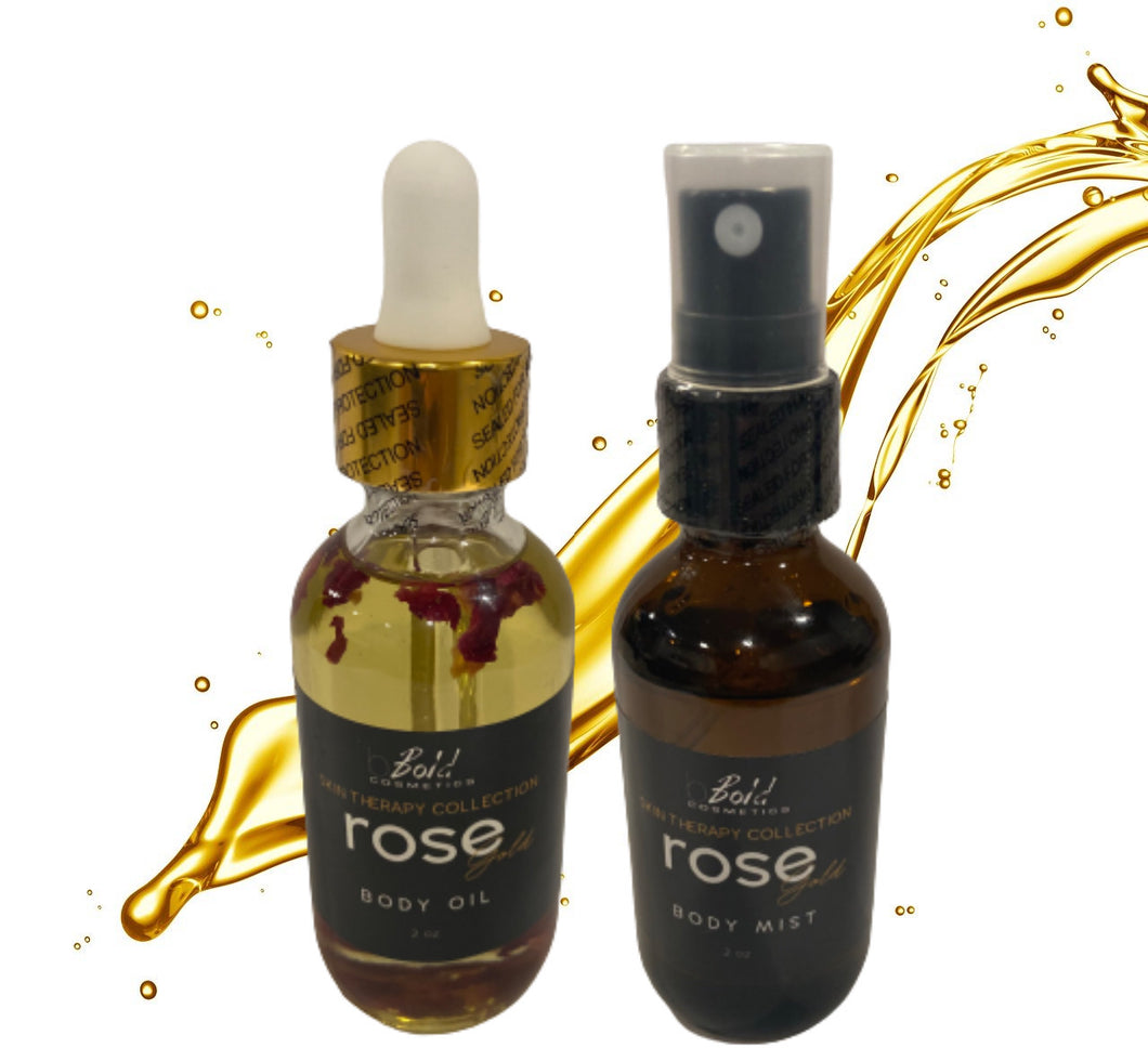 Rose Gold Body Oil & Body Mist